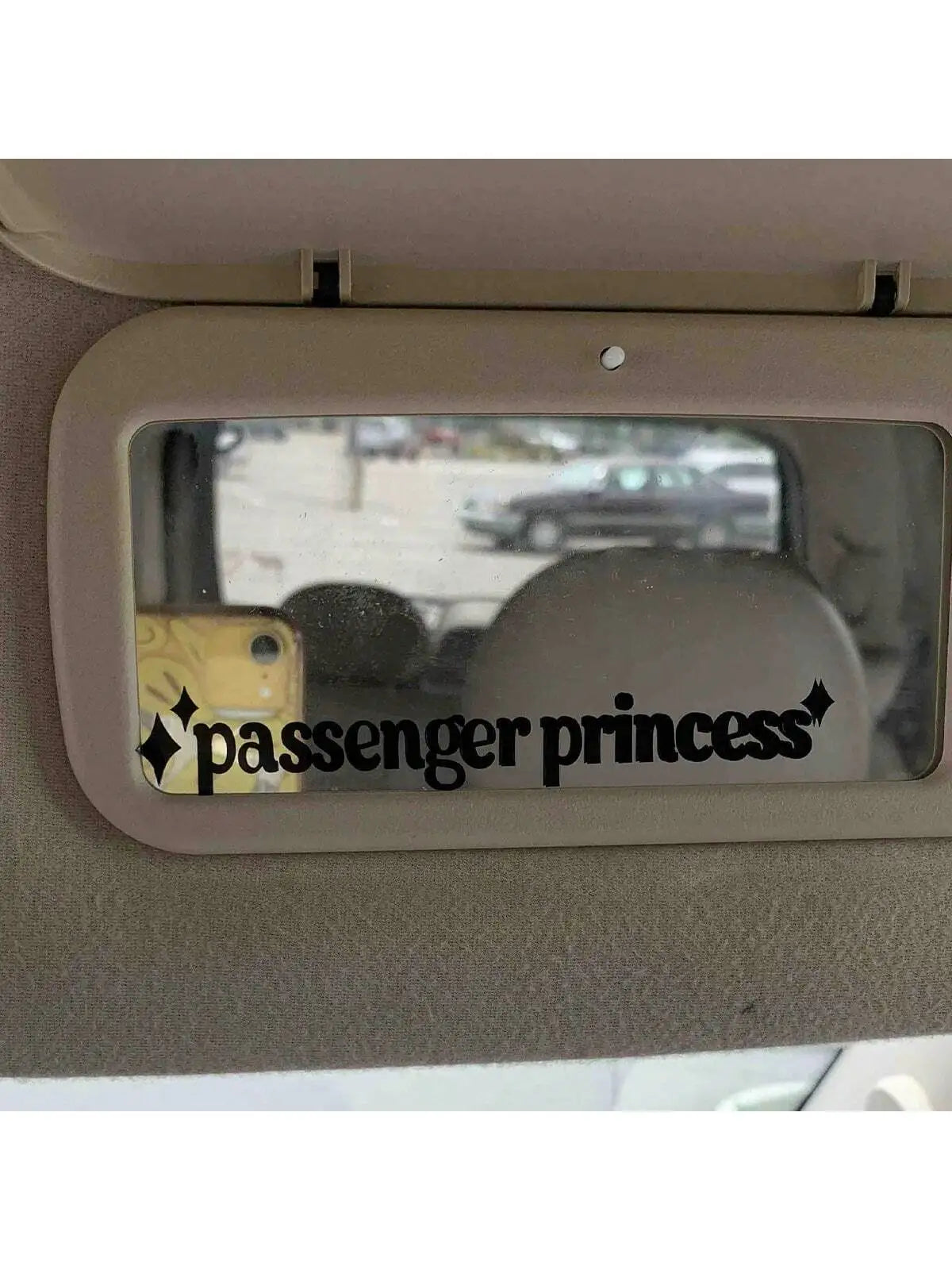 Passenger Princess Car Decal - Cute Waterproof Vinyl Sticker