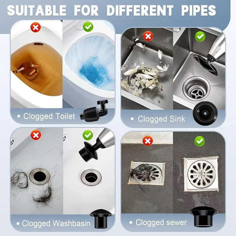 Stainless Steel Pneumatic Drain Blaster Tool