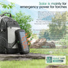 40,000mAh Solar Power Bank with Hand Crank & Multi-Cable
