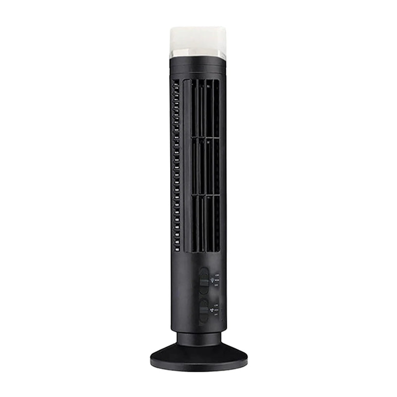 Bladeless LED Tower Fan with 90° Oscillation