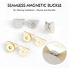 Metal Magnetic Snap Buttons for Sewing & Crafts (5 Pairs)