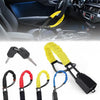 Universal Car Anti-Theft Steering Wheel Lock with Braided Steel Cable
