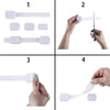 Adjustable Child Safety Cabinet Locks with Adhesive Strips