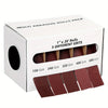A box of multi abrasive rolls pack containing five different grits of sandpaper.