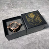 Golden Metal Revolver Dice Set for Tabletop RPGs