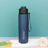 Motivational Time-Marker Water Bottle with Straw