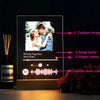 Personalized Spotify Music Photo Plaque with LED Night Light
