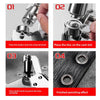 Heavy-Duty Grommet Pliers Kit for Leather & Canvas