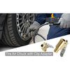 Brass Locking Nozzle Tire Air Chuck Clip Adapter