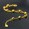 Figaro Chain Bracelet in 18k Gold