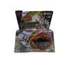 A box for a 4D Metal Fusion Battle Set with Launcher spinning top toy featuring dragon themes.