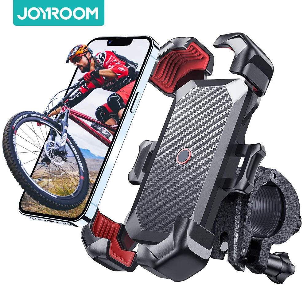 Universal Bike Phone Holder with 360° Rotation & Auto-Lock