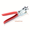 6-Size Rotating Leather Hole Punch