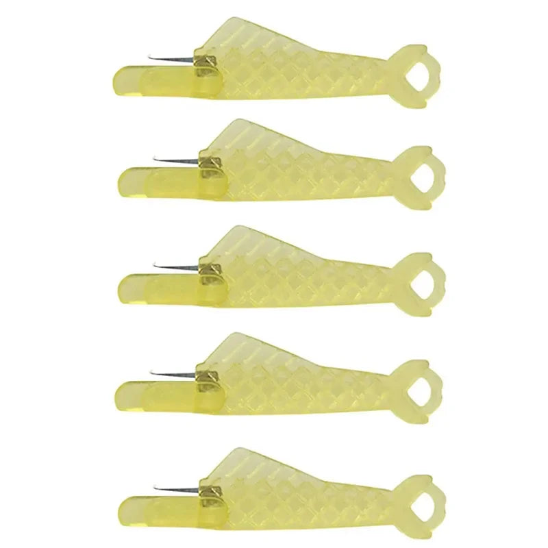 Compact Needle Threader for Hand and Machine Sewing