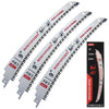 Three 9 inch Moretopgood design for pruning reciprocating saw blades in a black packaging box