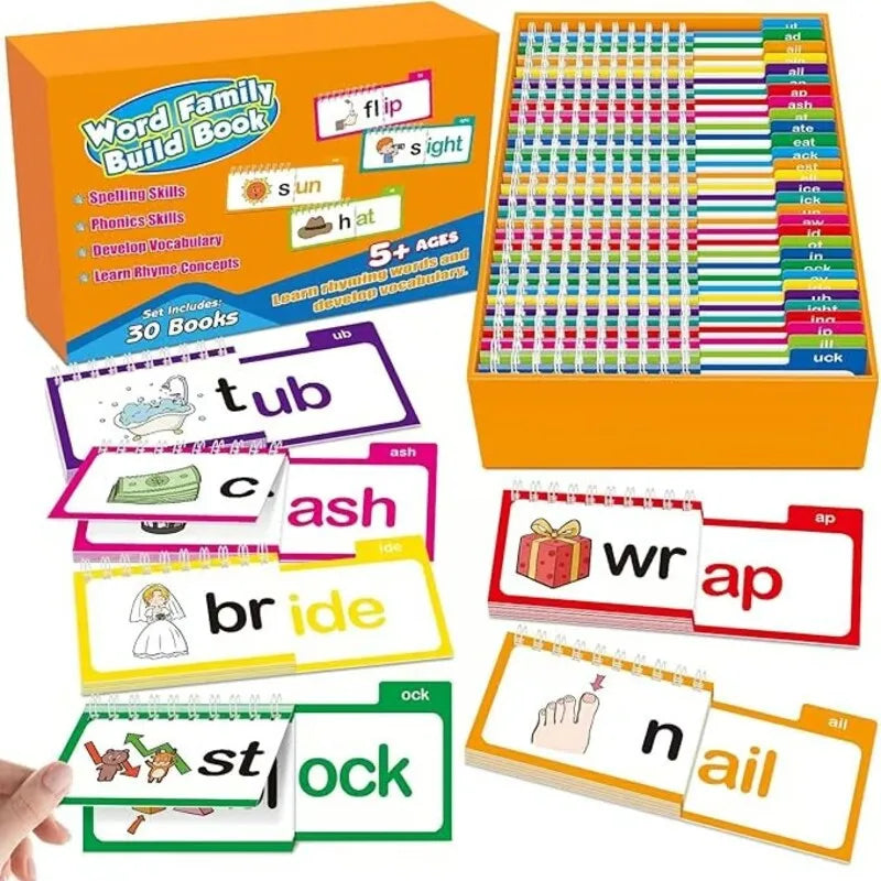 Interactive Reading Flip Book for Vocabulary and Phonics