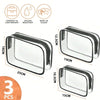 Clear Travel Toiletry Bag with Zipper