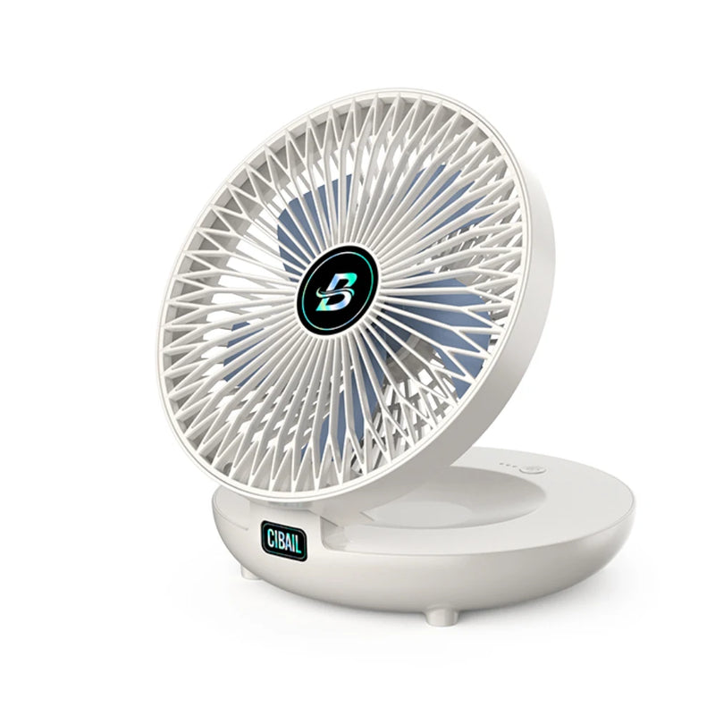 Rechargeable Wall-Mounted & Desktop Fan