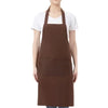 Adjustable Solid Color Kitchen Apron with Pocket