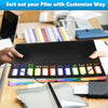 A4 File Organizer with Monthly Dividers and Color-Coded Tabs