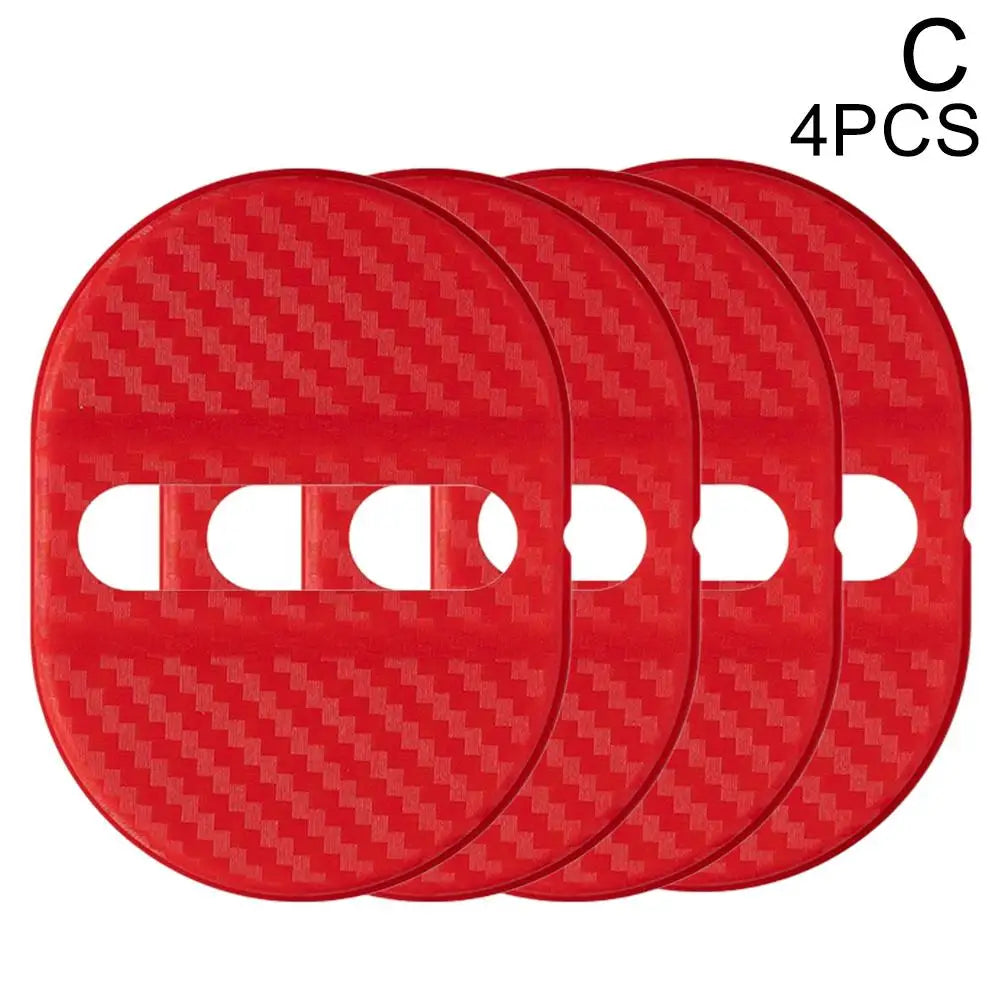 Self-Adhesive Car Door Lock Protective Covers (4-Pack)