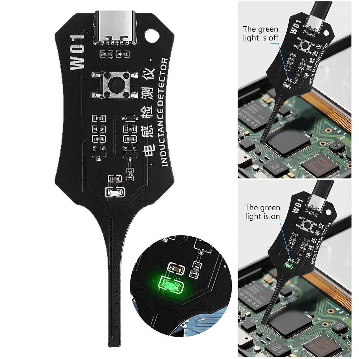 Type-C Inductance Tester for Circuit Board Diagnostics