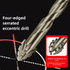 Carbide Four-Blade Serrated Drill Bit Set 6-10mm for Tile, Ceramic, and Stone