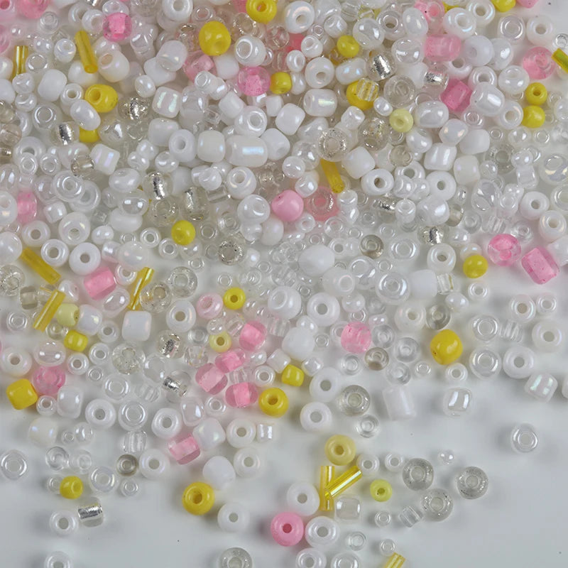Creative Mixed Glass Spacer Beads for Jewelry Making