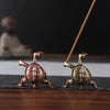 Antique Metal Turtle Incense Holder – Decorative Candle & Stick Holder