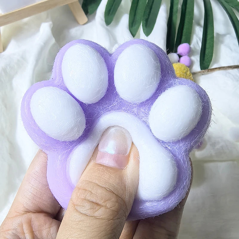 Cute Cat Paw Stress Relief Squishy Toy