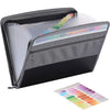 Expandable A4 Document Organizer with 13 Accordion Pockets