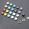 Metal Sewing Buttons with Installation Pliers (50-Piece Set)