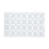 Clear 28-Slot Craft Organizer for Nail Art, Jewelry, and Small Supplies