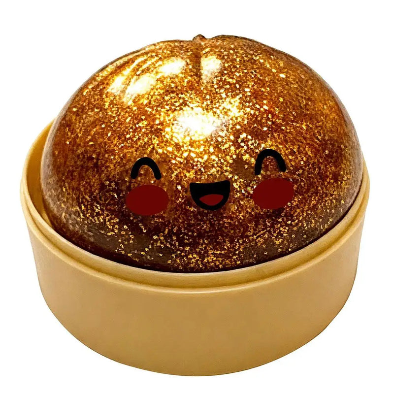 Glitter Squishy Dumpling Stress Toy