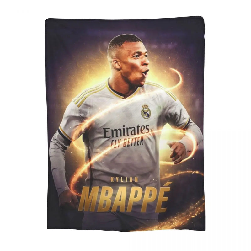 Manta de Fútbol para Fans de Mbappé