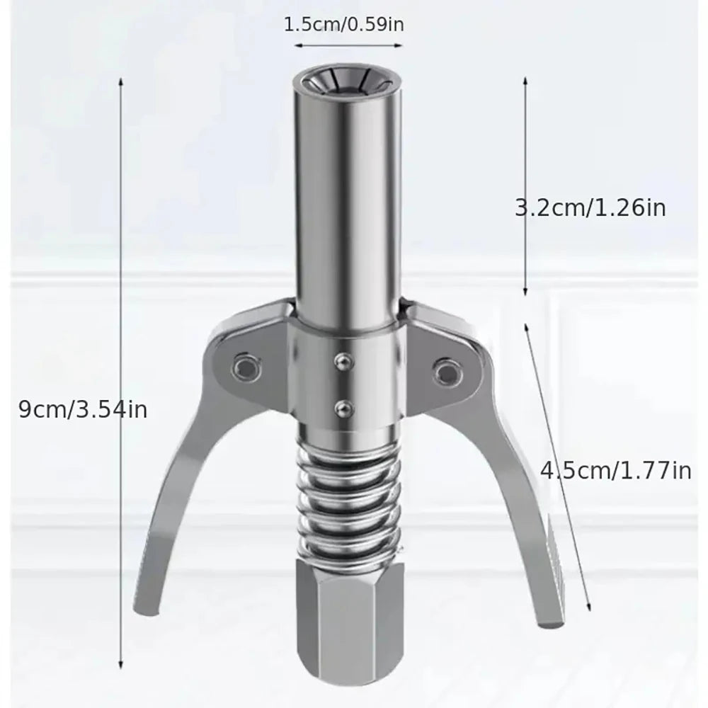 High-Pressure Grease Coupler with NPT1/8 Adapter