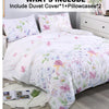 Floral Print Duvet Cover Set with Pillowcases