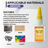 High-Strength Cyanoacrylate Super Glue for Multi-Surface Repairs