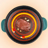 Electric Non-Stick Frying Pan with Adjustable Heat