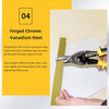 Heavy Duty Aviation Tin Snips – Chrome Vanadium Steel Sheet Metal Cutter