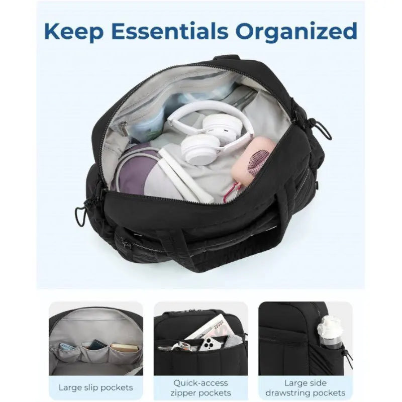 Large Capacity Water-Resistant Travel Duffel Bag