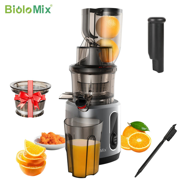 Slow Masticating Cold Press Juicer with Wide Feed Chute