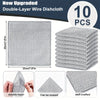 Double-Layer Microfiber Cleaning Cloths
