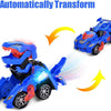 2-in-1 Transforming Dinosaur Car Toy with Lights and Sounds