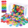 Snowflake Interlocking Building Blocks for Creative Play