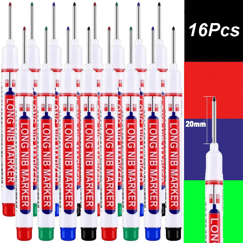 Waterproof Deep Hole Paint Markers for Metal & Woodworking