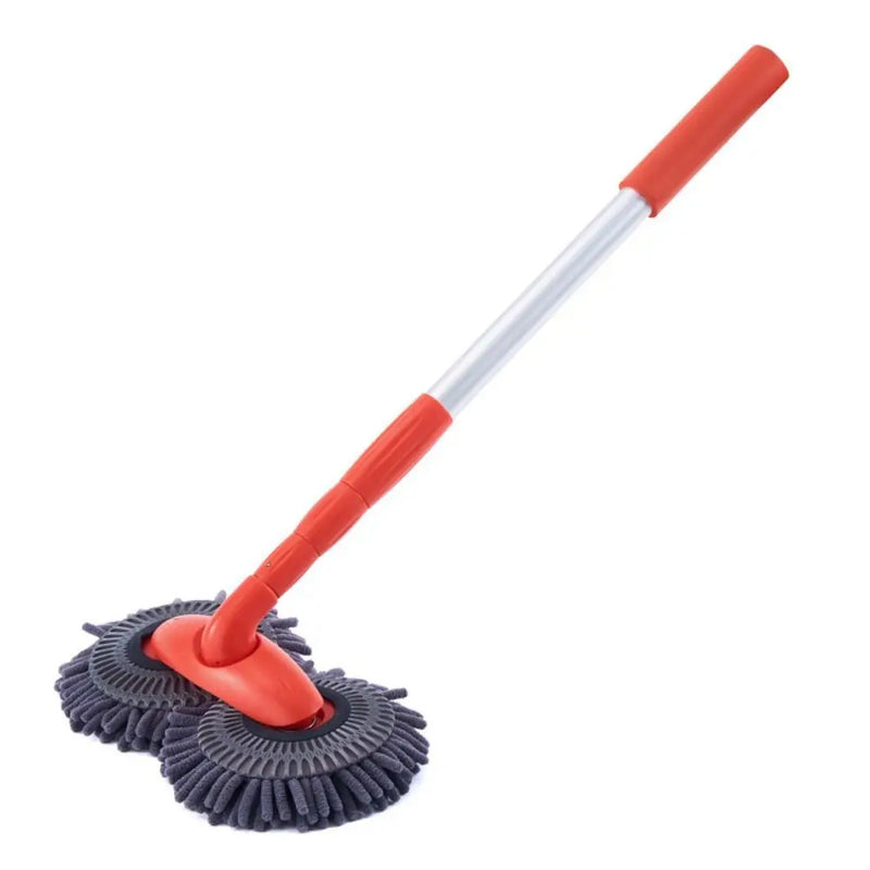 Retractable Car Wash Mop with 360° Microfiber Head