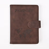 PU Leather Passport Holder with Credit Card Slots