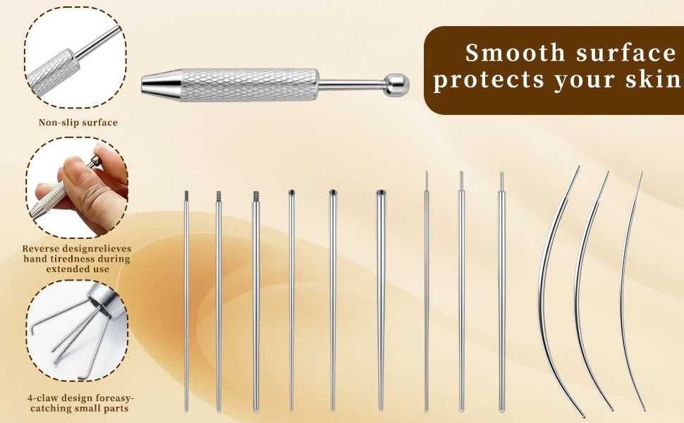 Stainless Steel Jewelry Piercing Tool Kit