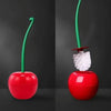 Cherry-Shaped Toilet Brush and Holder Set
